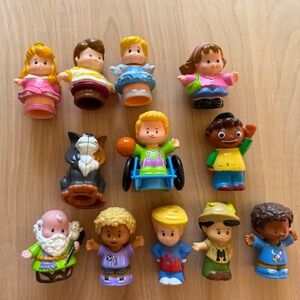 FISHER PRICE Little People Figures 11 Multicolor Disney Princess Lot Kids Good